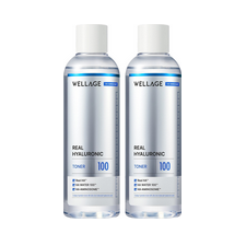 웰라쥬 리얼 히알루로닉 100 토너, 200ml, 2개