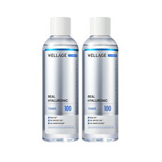 웰라쥬 리얼 히알루로닉 100 토너, 200ml, 2개
