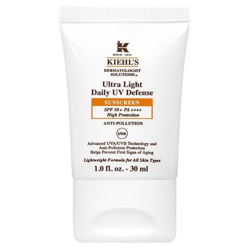 키엘 울트라 라이트 데일리 유브이 디펜스 썬스크린 SPF50+ PA++++, 1개, 30ml
