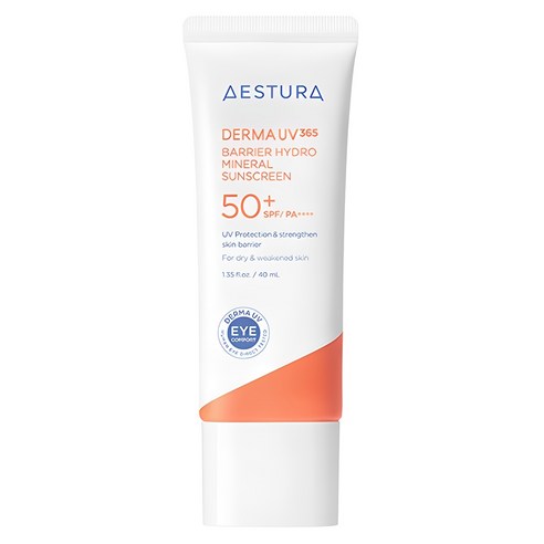 에스트라 더마UV365 장벽수분 무기자차 선크림 SPF50+ PA++++