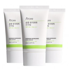아토99 순한 무기자차 선크림 SPF 50+ PA++++, 50ml, 3개