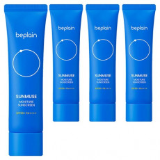 비플레인 선뮤즈 모이스처 선크림 SPF50+ PA++++, 50ml, 4개