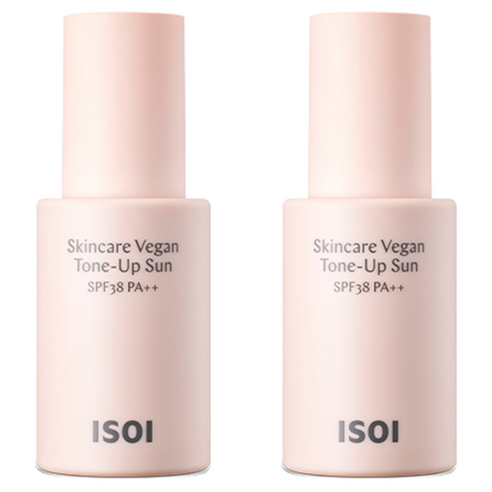 아이소이 스킨케어 비건 톤업 썬크림 SPF38 PA++, 40ml, 2개