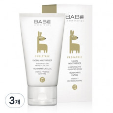 BABE 더마코스메틱 페디아트릭 영유아 페이셜 모이스처라이저 크림, 50ml, 3개