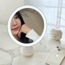 오아 뷰티 LED 무선 탁상 조명 화장대 메이크업 거울